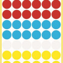 Ø12 ass COLOUR CODING DOTS