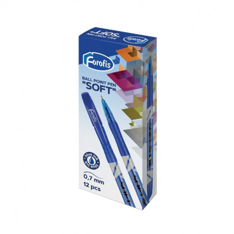 Ballpoint pen FOROFIS Soft 0.7mm blue ink