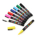 Color markers UNI Posca PC-5M, 8 standard color set