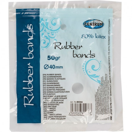 Money rubber CENTRUM Ø40mm (80% latex) assortment 50g