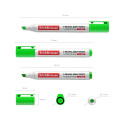 Highlighter  ErichKrause® Visioline V-40, color: green (box 12 pcs.)