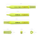 Highlighter ErichKrause® Liquid Visioline V-14 Neon, ink color: yellow (box 10 pcs.)