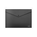 Envelope folder  ErichKrause® Fizzy Classic, А4, opaque, black (12 pcs in a bag)