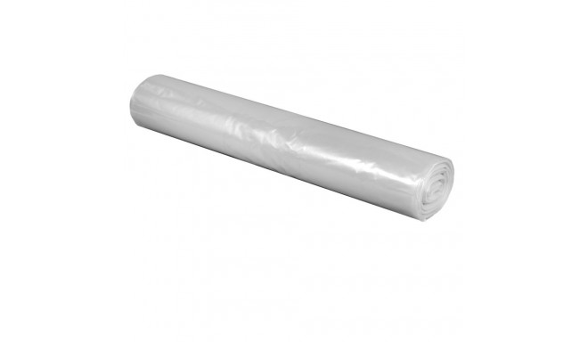 Garbage bag 75L (650x1000mm) LDPE 40mic 10pcs/roll transparent