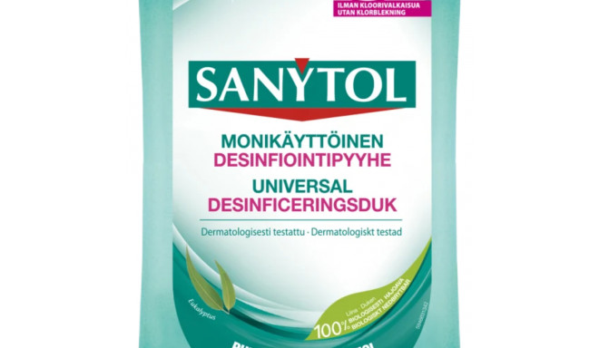 Дезинфицирующие салфетки SANYTOL, 72 шт.