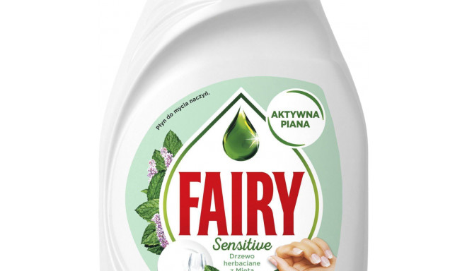 Nõudepesuvahend FAIRY Sensitive Teatree & Mint 450ml