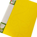 Plastmapp kummiga FORPUS Barocco A4 sidrunikollane