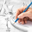Harilik pliiats STAEDTLER Mars Lumograph 2B kummita