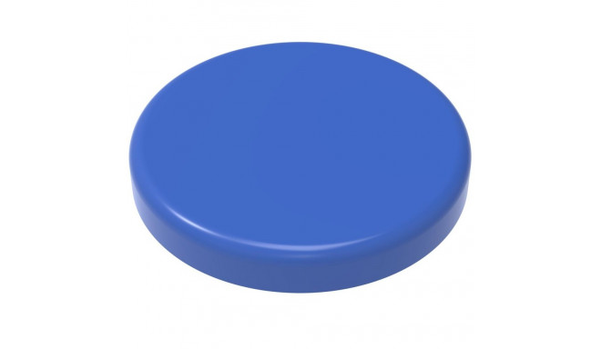 Magnet blue - 24 mm, holding power 3N, height 7 mm, 6 magnets per blister card