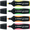 Highlighter, 2-5 mm, STABILO "Green Boss", assorted colours