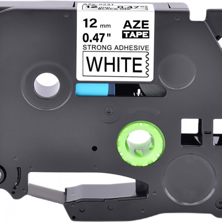 Compatible tape Brother TZe-S231 Strong 12mm Black on White