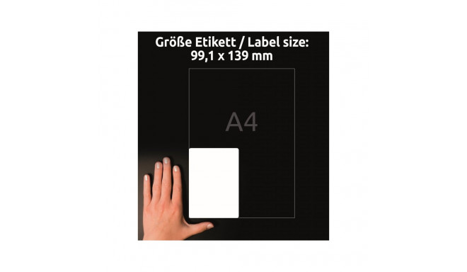 Kleebisetikett AVERY Zweckform 99,1x139mm 40 lehte ultra vastupidavad (L7915-40)
