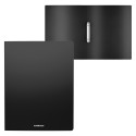 Ring binder ErichKrause® Matt Classic with 2 rings, 24mm, A4,black (4 pcs in a bag)