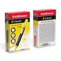 Highlighter ErichKrause® Liquid H-30, ink color: yellow (box 10 pcs.)