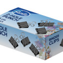 Paper clip 25mm FOROFIS black 12 pcs