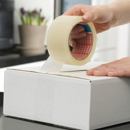 Pakketeip 50mmx66m TESA Strong PP läbipaistev