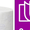 Toilet paper, 3-ply, TORK Extra Soft Mini Jumbo Premium T2 120m (110255)