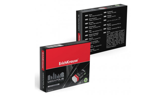Kustukumm ERICH KRAUSE Megapolis 50x22x12mm eriti pehme