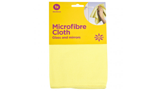 Microfiber cloth for glass surfaces 40x40cm MCLEAN