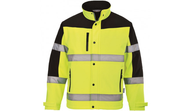 Tööjope Hi-Vis Two-Tone Softshell, kollane, L