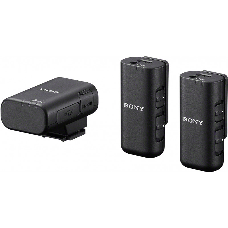 Sony juhtmevaba mikrofon ECM-W3 x2 + laadimiskarp