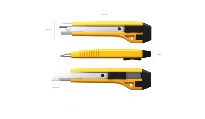 Cutter auto-lock ErichKrause® Universal, 18 mm (blister 1 pcs)