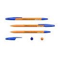 Ballpoint pen ErichKrause® R-301 Orange Stick 0.7, ink color: blue (box 50 pcs.)