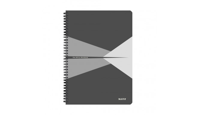 Notebook Leitz Office Card A4 Squar.Grey