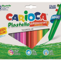 Color Carioca Plastello Jumbo 12 colours (42671)