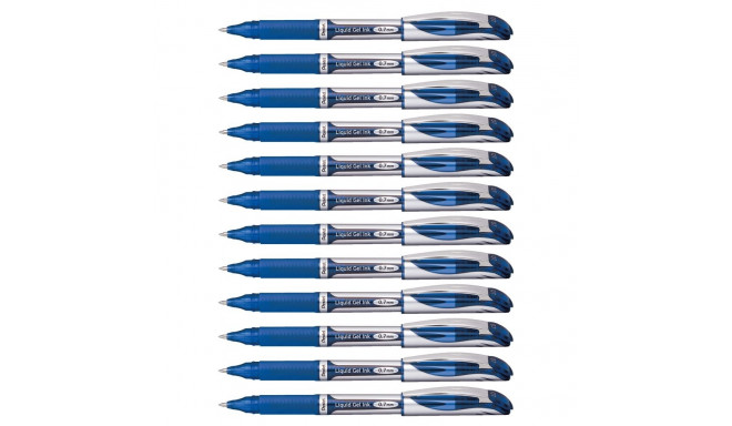 Gel pen with cap PENTEL EnerGel BL57 0.7mm blue