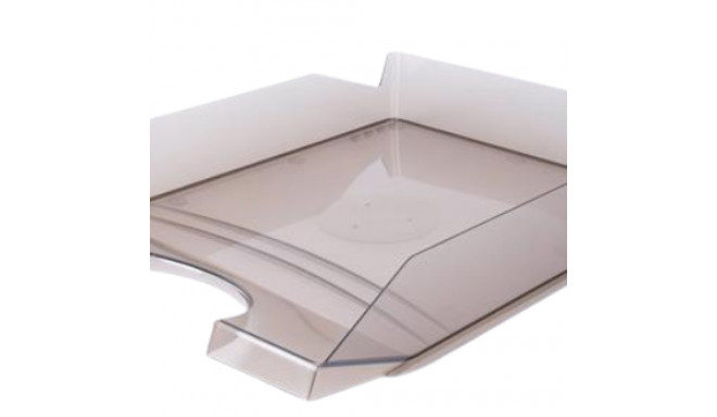 Letter tray, plastic, VICTORIA OFFICE, colourless