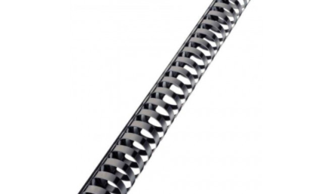 Binding spiral 10mm plastic black 60-le lehele