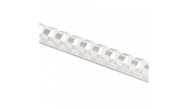 Köitespiraal 25mm plast valge 225-le lehele