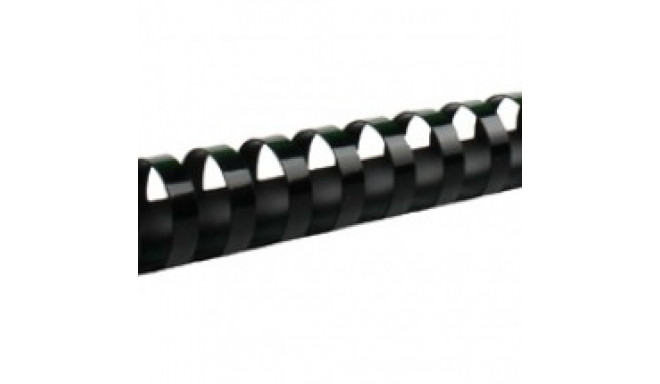 Köitespiraal 25mm plast must 225-le lehele