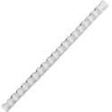 Köitespiraal 12mm 56-80 lehte plast valge