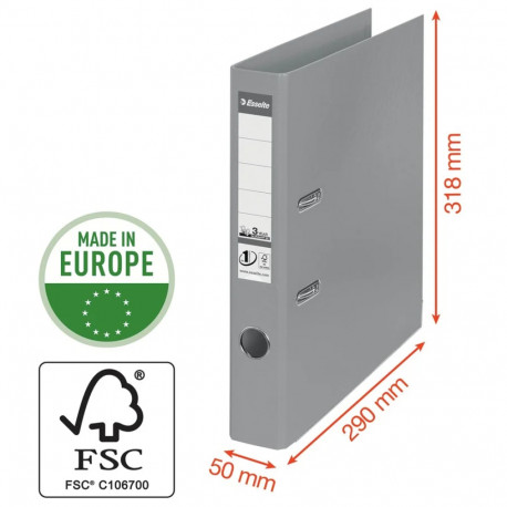 LAF Esselte No1 Power PP A4/50mm Violet