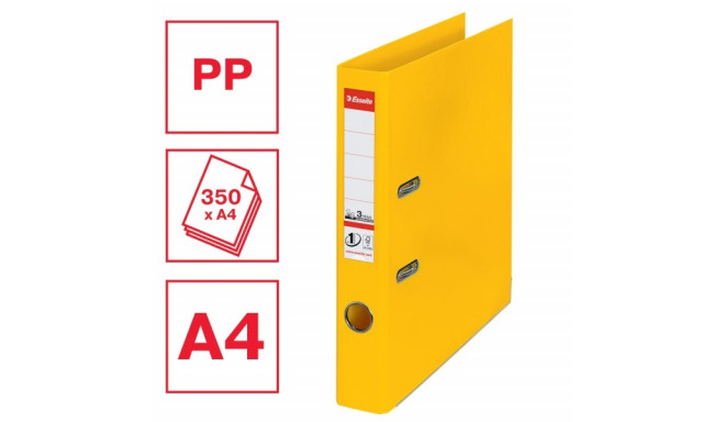 LAF Esselte No1 Power PP A4/50mm Yellow