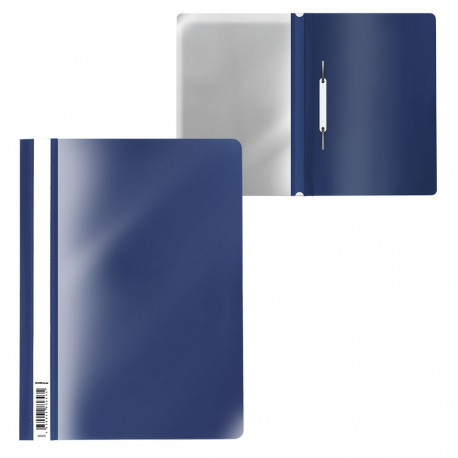 Fast binder A4 with slat blue PROLEXPLAST