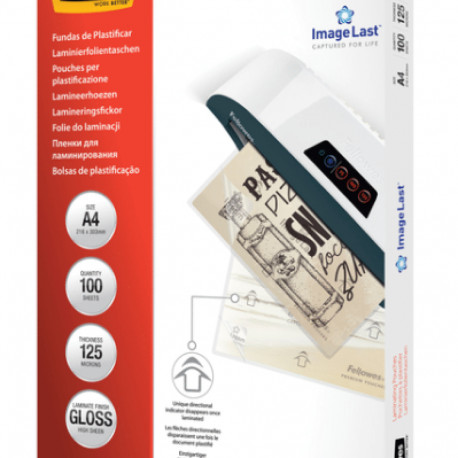 Lamination film A4 125mic 100 sheets FELLOWES