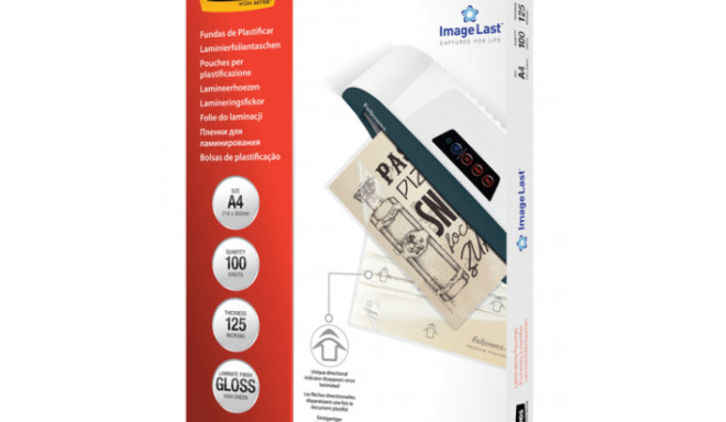Lamineerimiskile A4 125mic 100 lehte FELLOWES