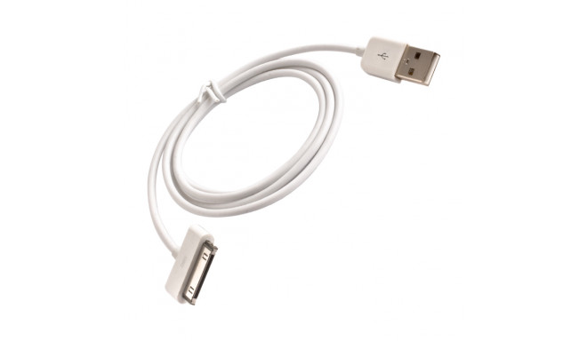 Forever Data & USB-kaabel Apple iPhone 4 4S | iPad 2 3 (analoog MA591) valge