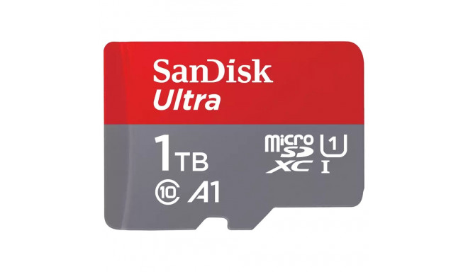 Mälukaart SanDisk Ultra microSDXC 1TB + SD Adapter 150MB/s A1 Class 10 UHS-I