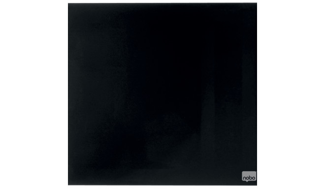 Klaastahvel NOBO 450x450 Black, magnetic/ must