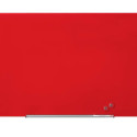 Klaastahvel NOBO Impression Pro Widescreen Glass Red 57" 1260x710mm punane, kaasas marker, 2 klaasta