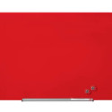 Klaastahvel NOBO Impression Pro Widescreen Glass Red 45" 1000x560mm punane, kaasas marker, 2 klaasta