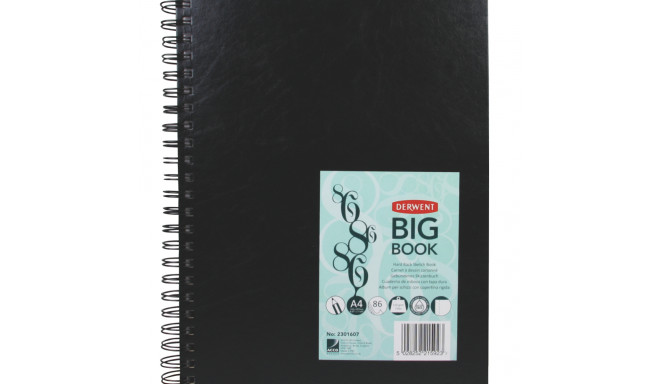Eskiisiplokk Derwent A4 110g 86 lehte spiraalköide