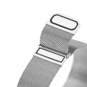 DUX DUCIS Milanese - stainless steel magnetic strap for Apple Watch 42/44/45mm platinum