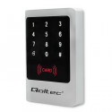 Qoltec 52444 Code lock MIMAS with RFID reader Code | Card | key fob | Doorbell button | IP68 | EM