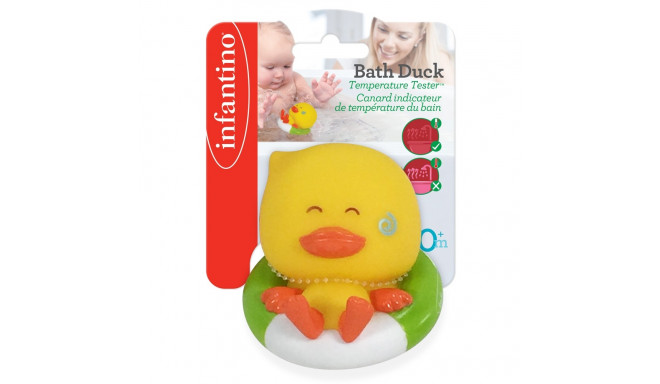 INFANTINO Игрушка для ванны с термометром, Уточка