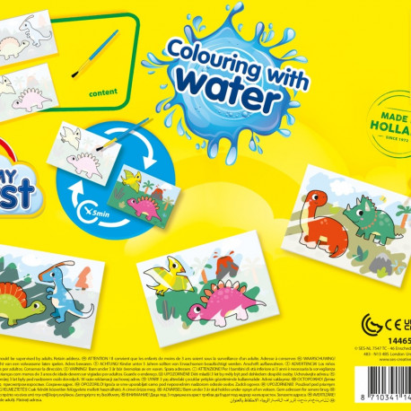 SES My First Colouring with water - Dinos